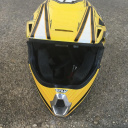 Official Fly Gear Racing Yellow Helmet