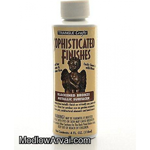 Triangle Coatings Sophisticated Finishes Metallic Surfacers (Blackened Bronze) - 4 oz