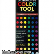 Ultimate 3-In-1 Color Tool 24 Color Cards with Numbered Swatches
