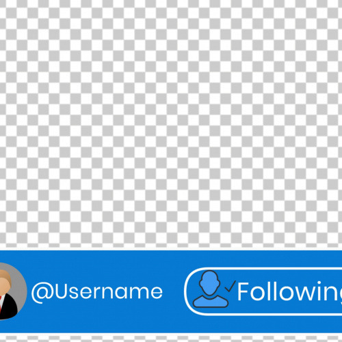 Facebook Follow animation for videos or website