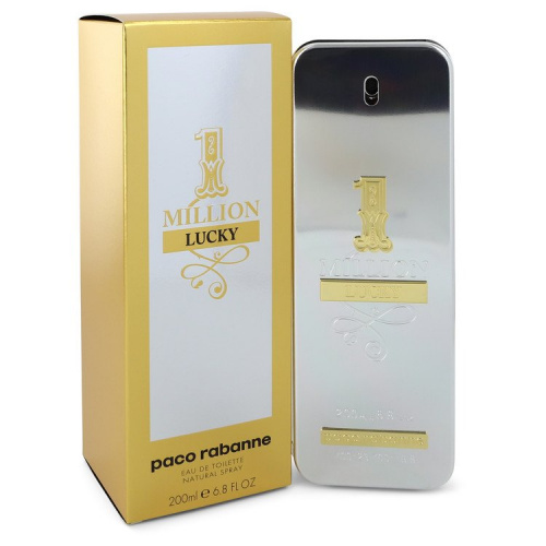 1 Million Lucky by Paco Rabanne Eau De Toilette Spray 6.8 oz