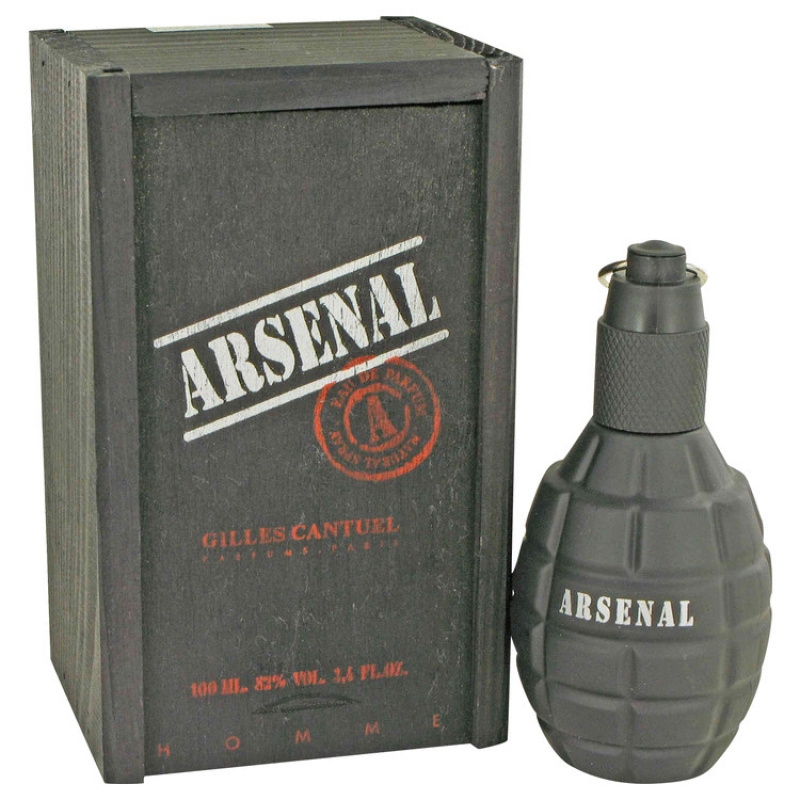 Arsenal Black by Gilles Cantuel Eau De Parfum Spray 3.4 oz