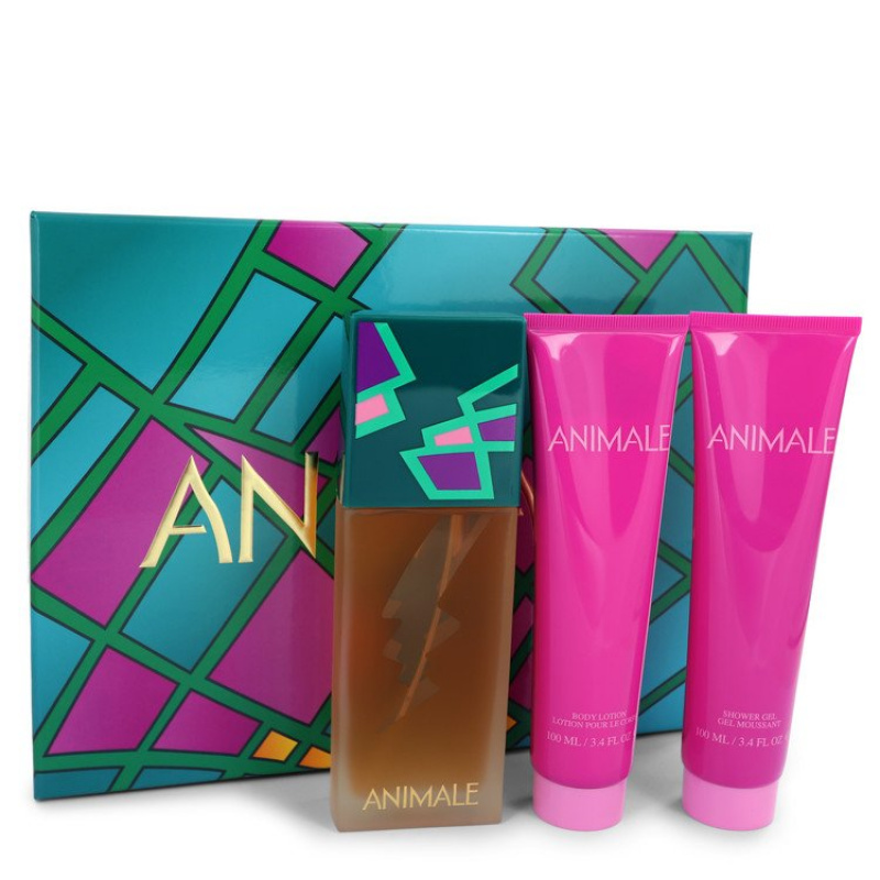 Gift Set -- 3.4 oz Eau De Parfum Spray + 3.4 oz Shower Gel + 3.4 oz Body Lotion