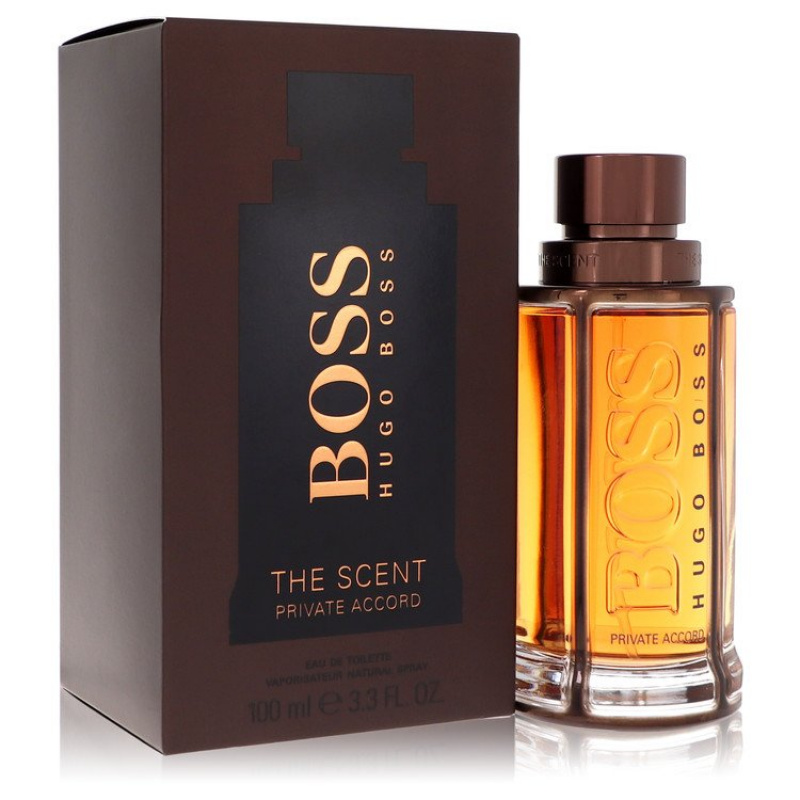 Boss The Scent Private Accord by Hugo Boss Eau De Toilette Spray 3.3 oz