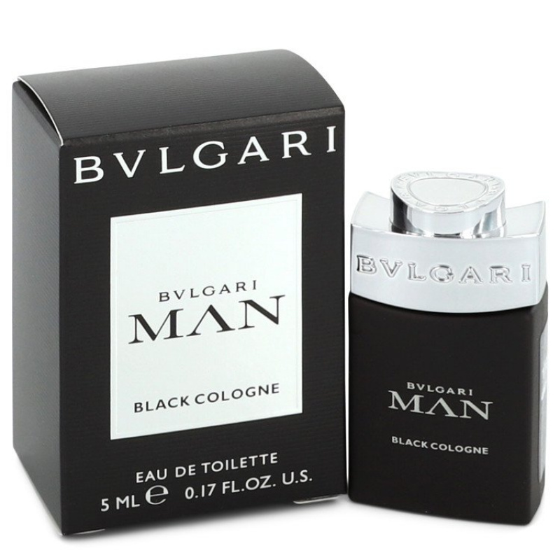 Bvlgari Man Black Cologne by Bvlgari Mini EDT .17 oz