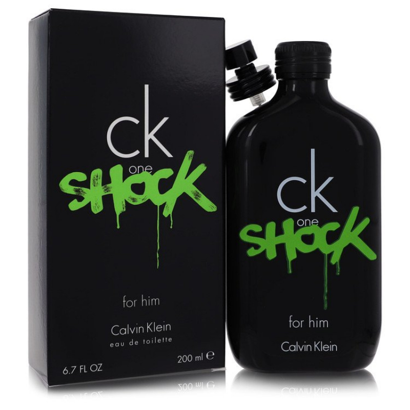 CK One Shock by Calvin Klein Eau De Toilette Spray 6.7 oz