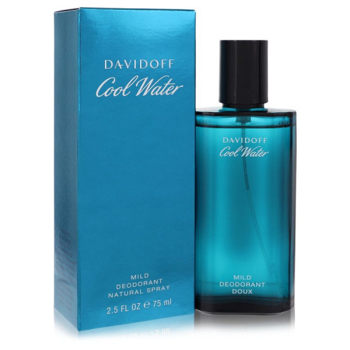 COOL WATER by Davidoff Deodorant Spray (Glass) 2.5 oz