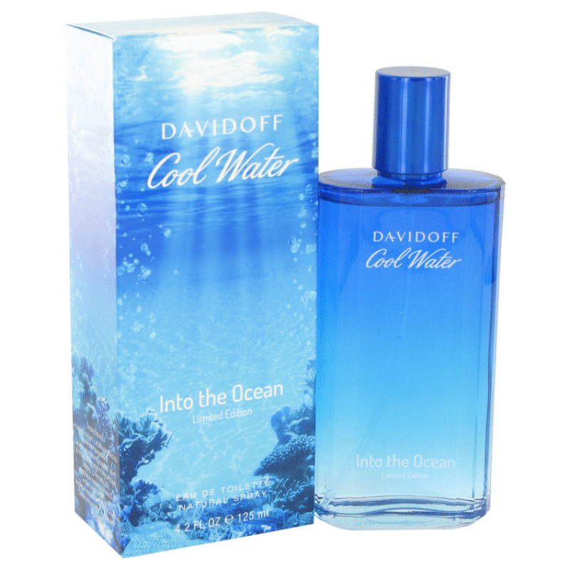 Cool Water Into The Ocean by Davidoff Eau De Toilette Spray 4.2 oz