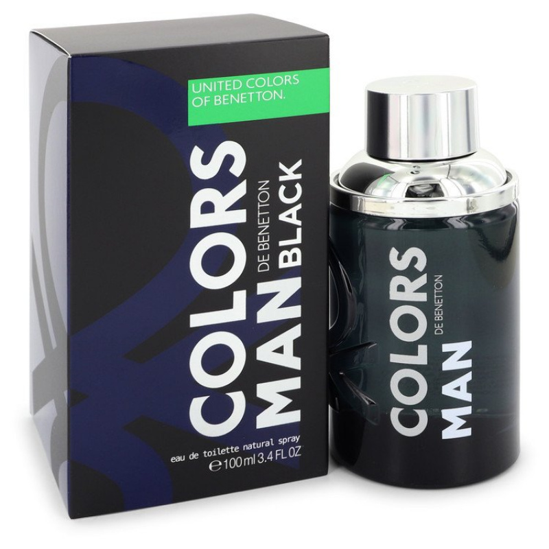 Colors De Benetton Black by Benetton Eau De Toilette Spray 3.4 oz