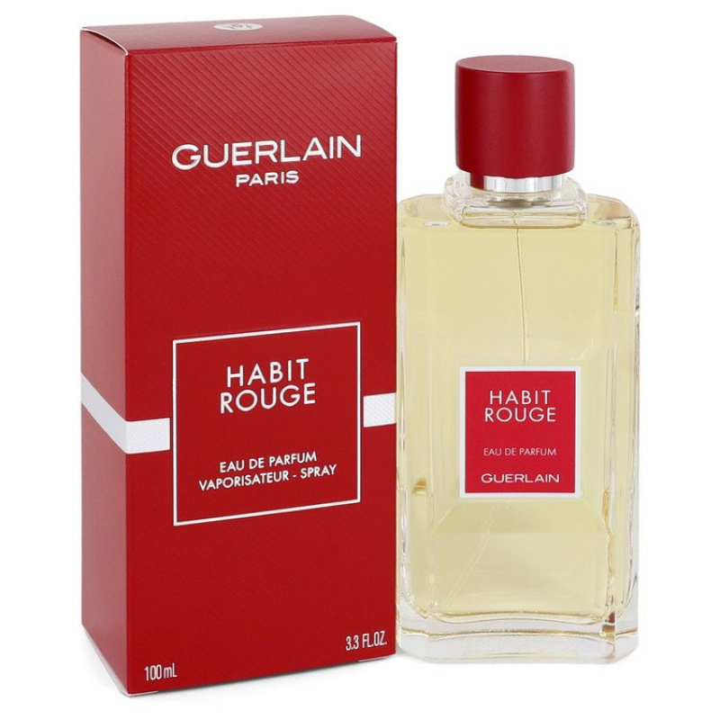 HABIT ROUGE by Guerlain Eau De Parfum Spray 3.3 oz