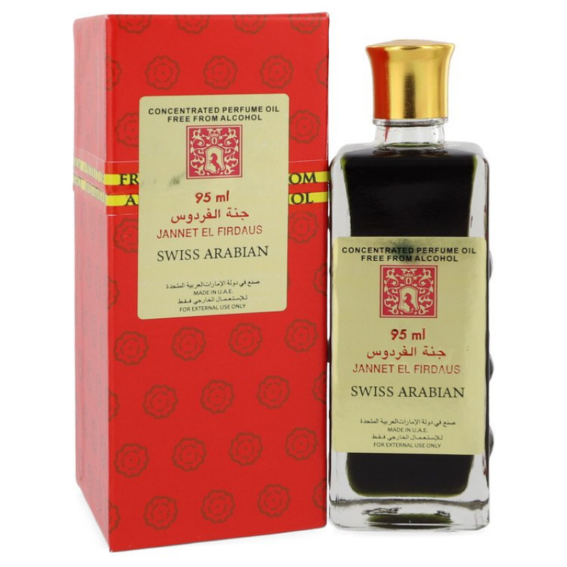 Jannet El Firdaus by Swiss Arabian Concentrated Perfume Oil Free From Alcohol (Unisex) 3.2 oz