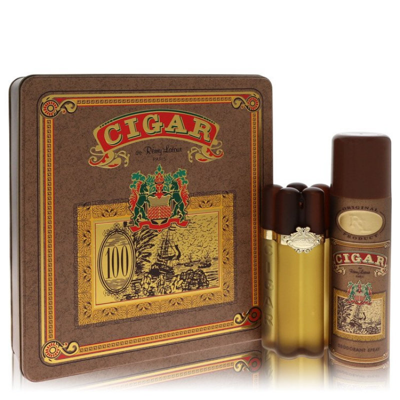 CIGAR by Remy Latour Gift Set -- 3.3 oz Eau De Toilette Spray + 6.6 oz Deodorant