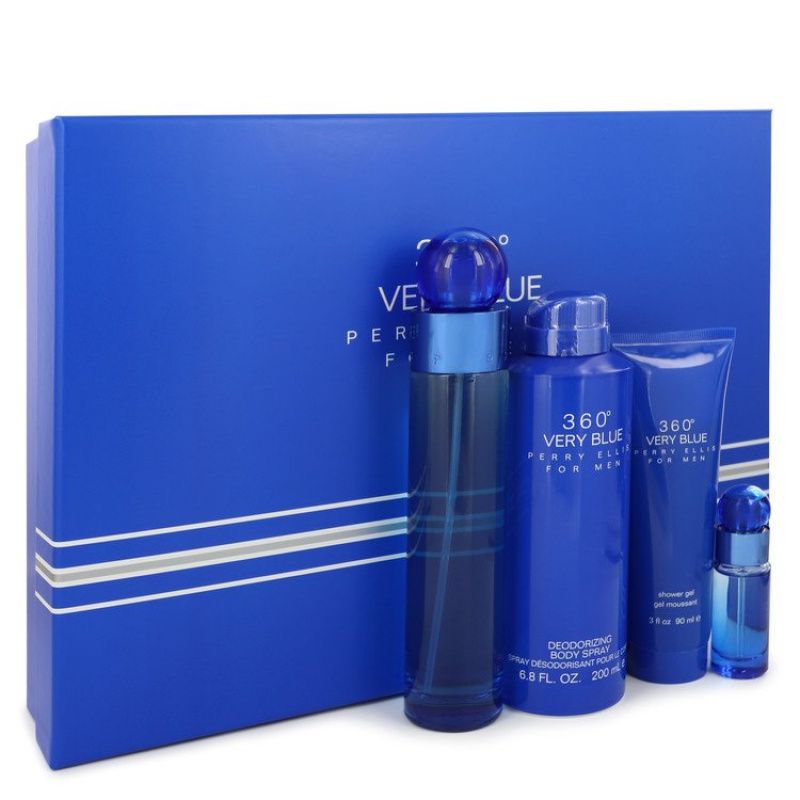 Perry Ellis 360 Very Blue by Perry Ellis Gift Set