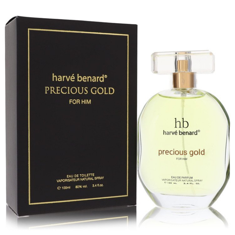Precious Gold by Harve Benard Eau De Toilette Spray 3.4 oz