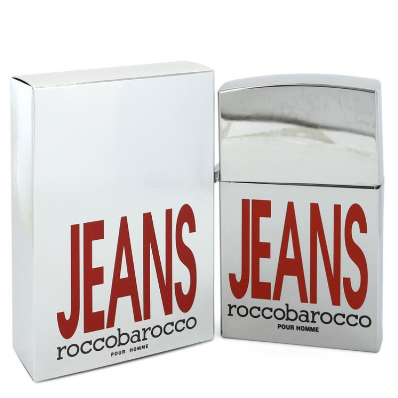 ROCCOBAROCCO Silver Jeans by Roccobarocco Eau De Toilette Spray (new packaging) 2.5 oz