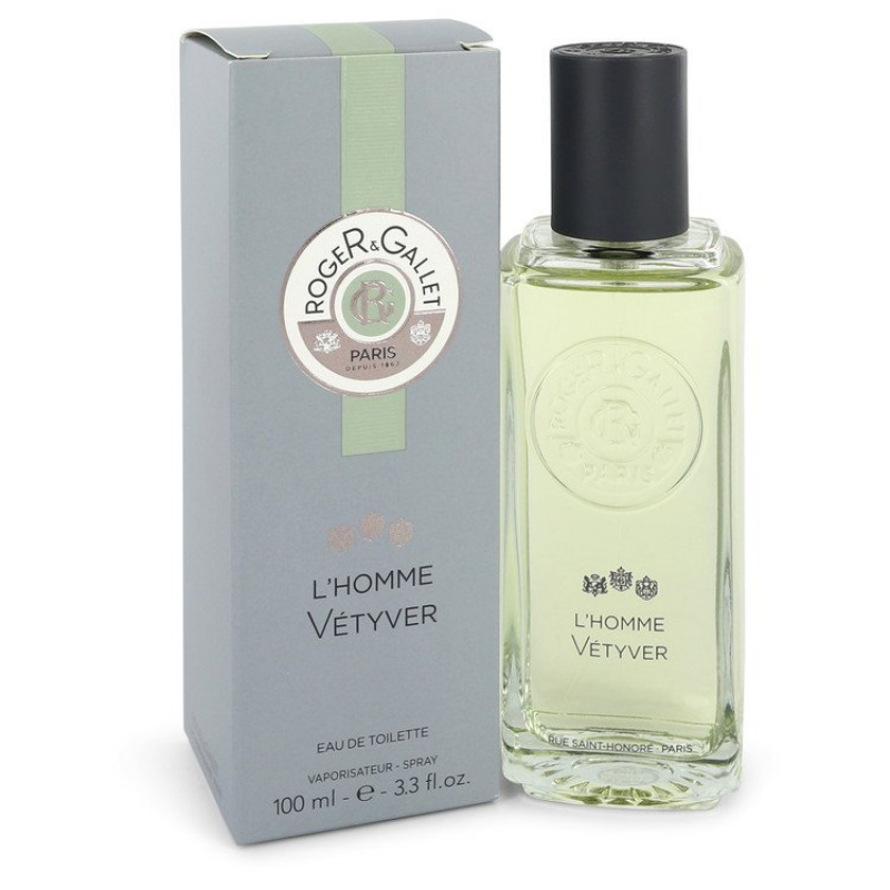 Roger & Gallet L'Homme Vetyver by Roger & Gallet Eau De Toilette Spray 3.3 oz