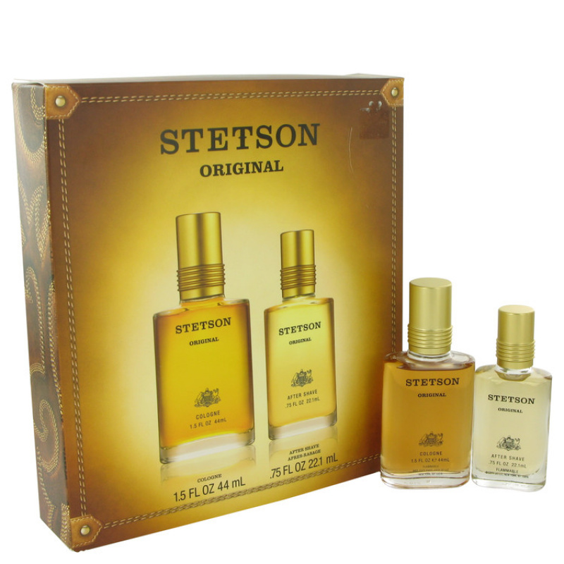 STETSON by Coty Gift Set -- 1.5 oz Cologne + .75 oz After Shave