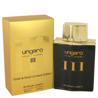 UNGARO III by Ungaro Eau De Toilette spray (Gold & Bold Limited Edition) 3.4 oz
