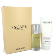 ESCAPE by Calvin Klein Gift Set -- 3.4 oz Eau De Toilette Spray + 6.7 oz After Shave Balm