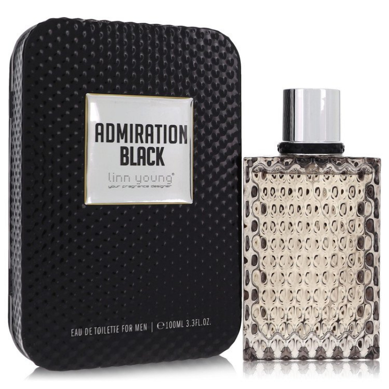 Admiration Black by Linn Young Eau De Toilette Spray 3.3 oz