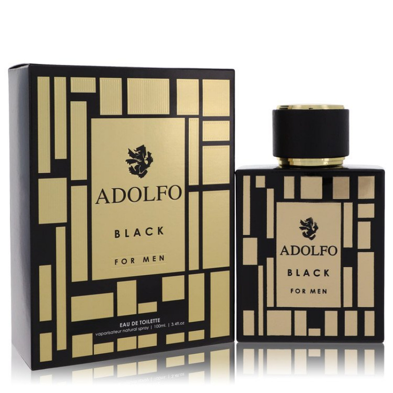 Adolfo Black by Adolfo Eau De Toilette Spray 3.4 oz