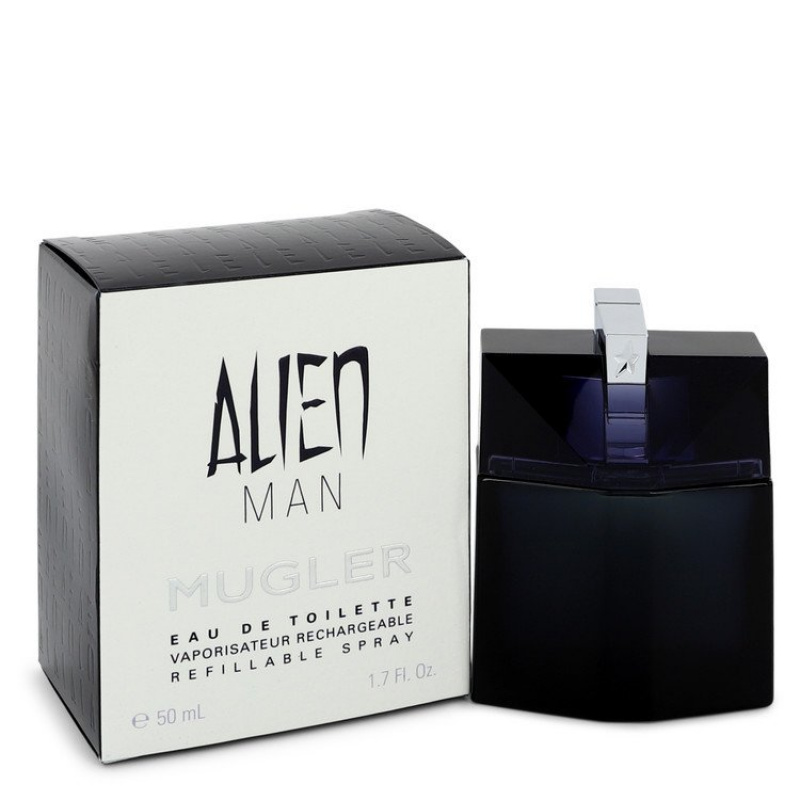 Alien Man by Thierry Mugler Eau De Toilette Refillable Spray 1.7 oz