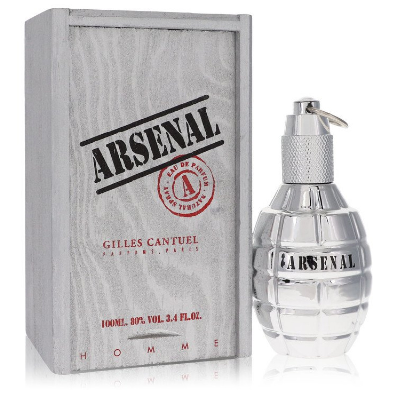Arsenal Platinum by Gilles Cantuel Eau De Parfum Spray 3.4 oz