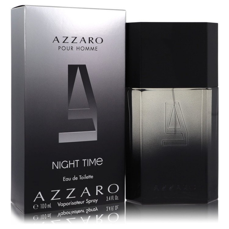 Azzaro Night Time by Azzaro Eau De Toilette Spray 3.4 oz