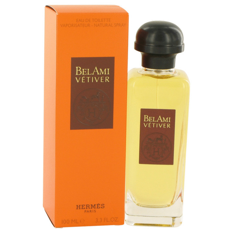 Bel Ami Vetiver by Hermes Eau De Toilette Spray 3.3 oz