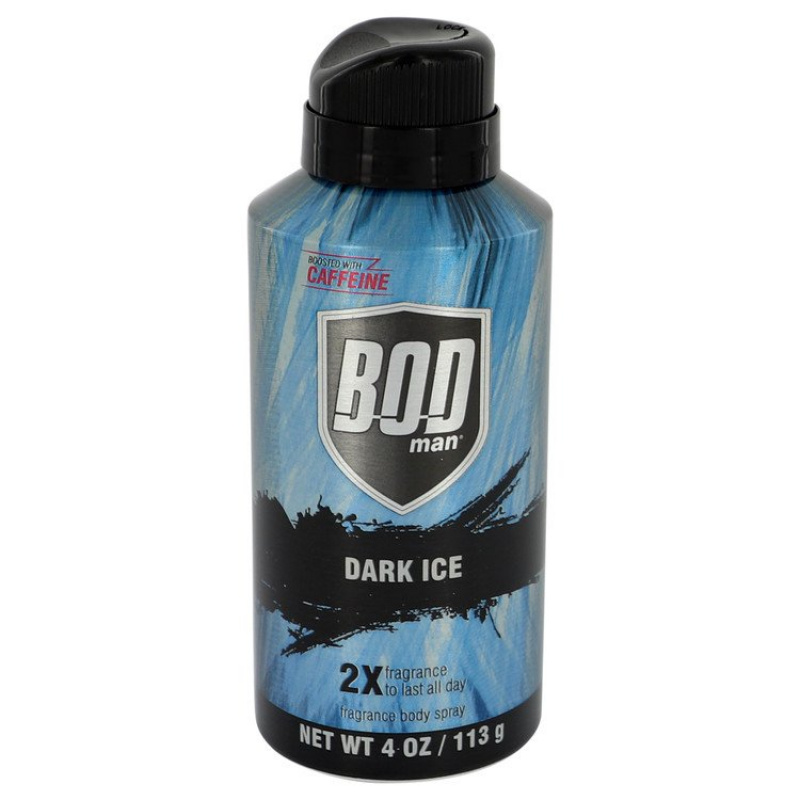 Bod Man Dark Ice by Parfums De Coeur Body Spray 4 oz