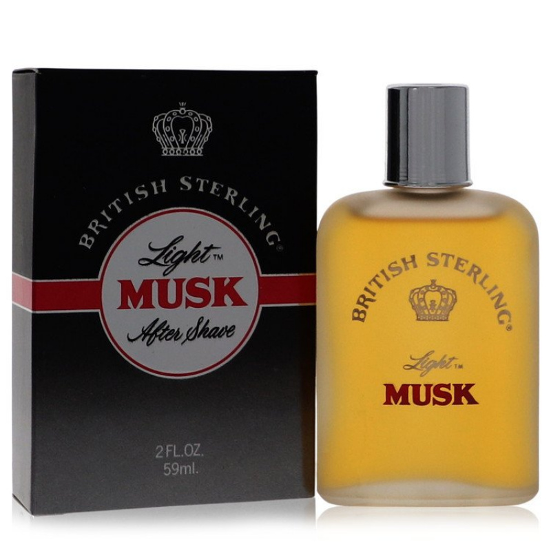 British Sterling Light Musk by Dana After Shave 2 oz