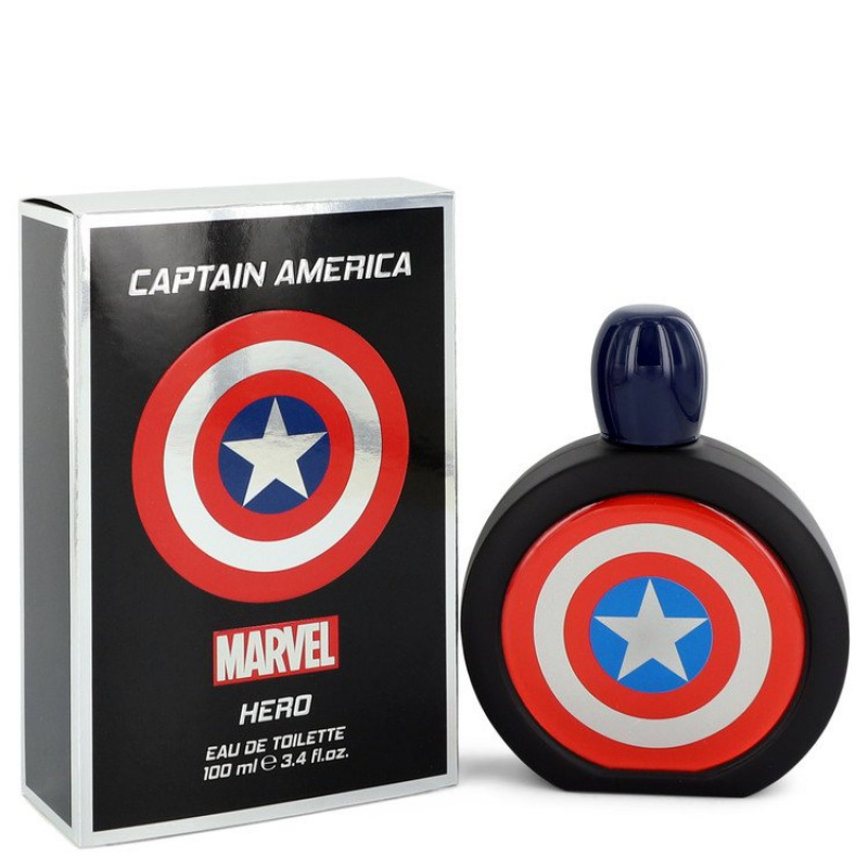 Captain America Hero by Marvel Eau De Toilette Spray 3.4 oz