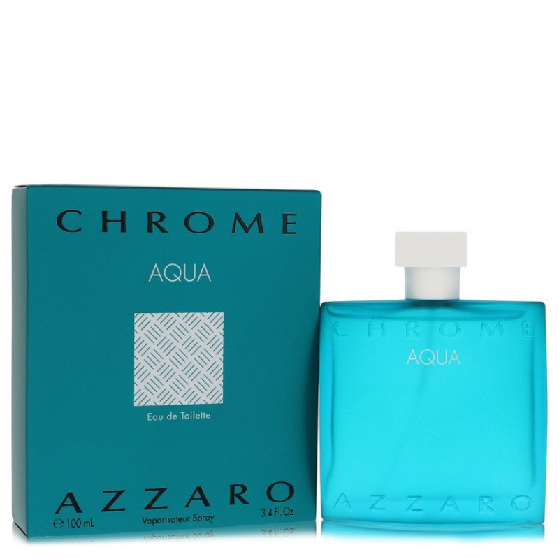 Chrome Aqua by Azzaro Eau De Toilette Spray 3.4 oz