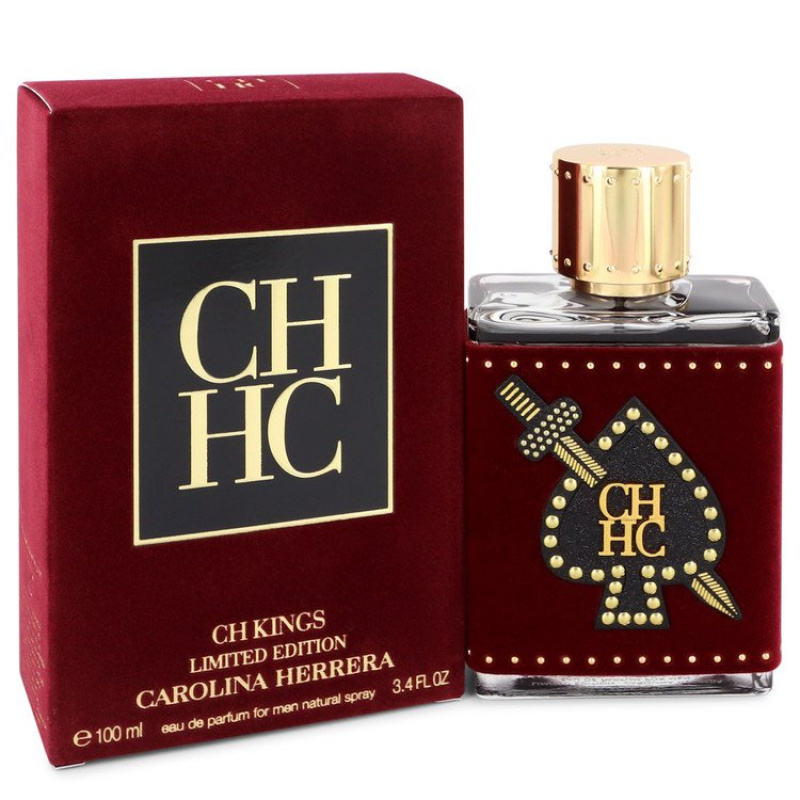 CH Kings by Carolina Herrera Eau De Parfum Spray (Limited Edition Bottle) 3.4 oz