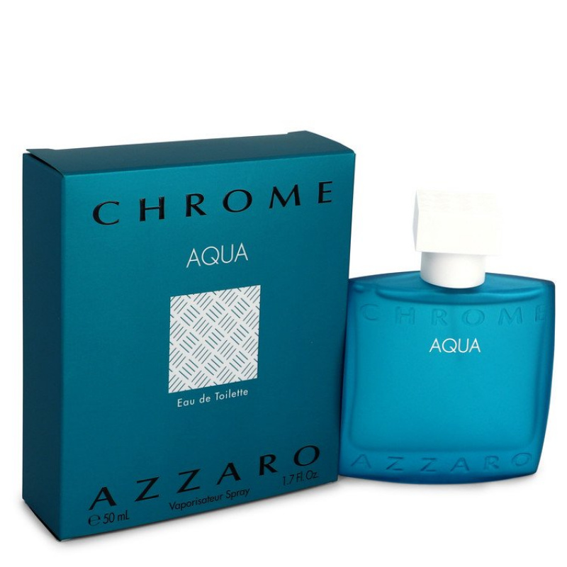 Chrome Aqua by Azzaro Eau De Toilette Spray 1.7 oz