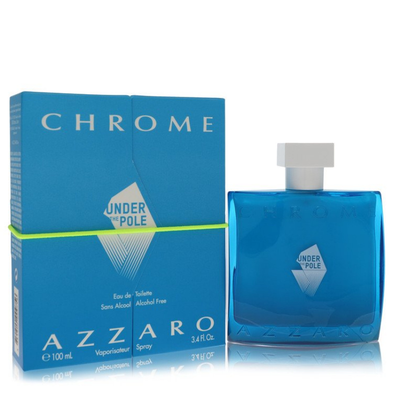Chrome Under The Pole by Azzaro Eau De Toilette Spray 3.4 oz