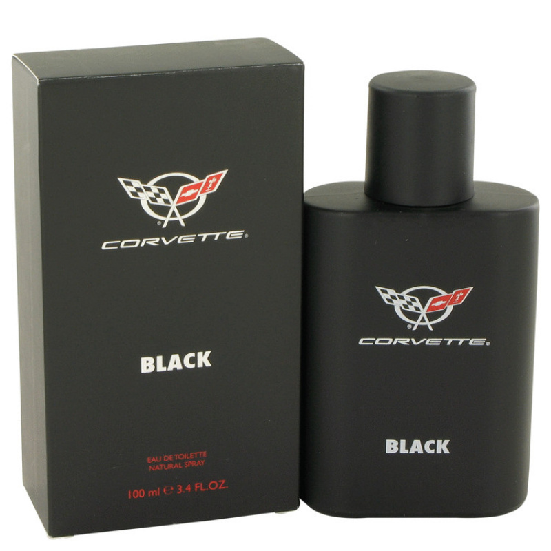 Corvette Black by Vapro International Eau De Toilette Spray 3.4 oz