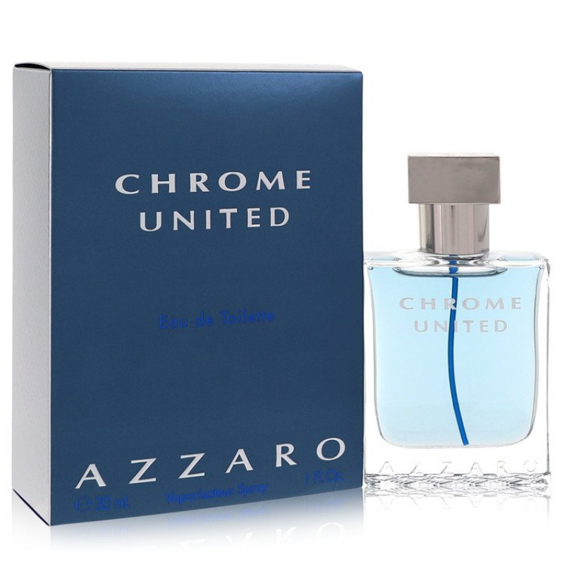 Chrome United by Azzaro Eau De Toilette Spray 1 oz