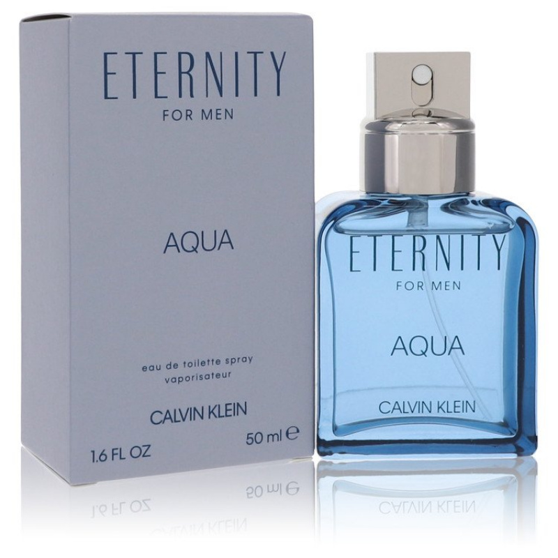 Eternity Aqua by Calvin Klein Eau De Toilette Spray 1.7 oz