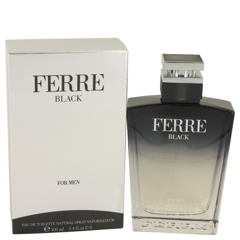 Ferre Black by Gianfranco Ferre Eau De Toilette Spray 3.4 oz