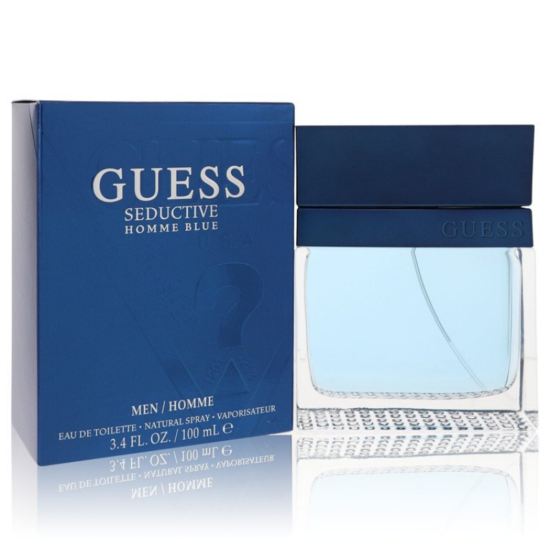 Guess Seductive Homme Blue by Guess Eau De Toilette Spray 3.4 oz