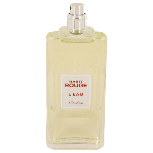 Habit Rouge L'eau by Guerlain Eau De Toilette Spray (Tester) 3.3 oz