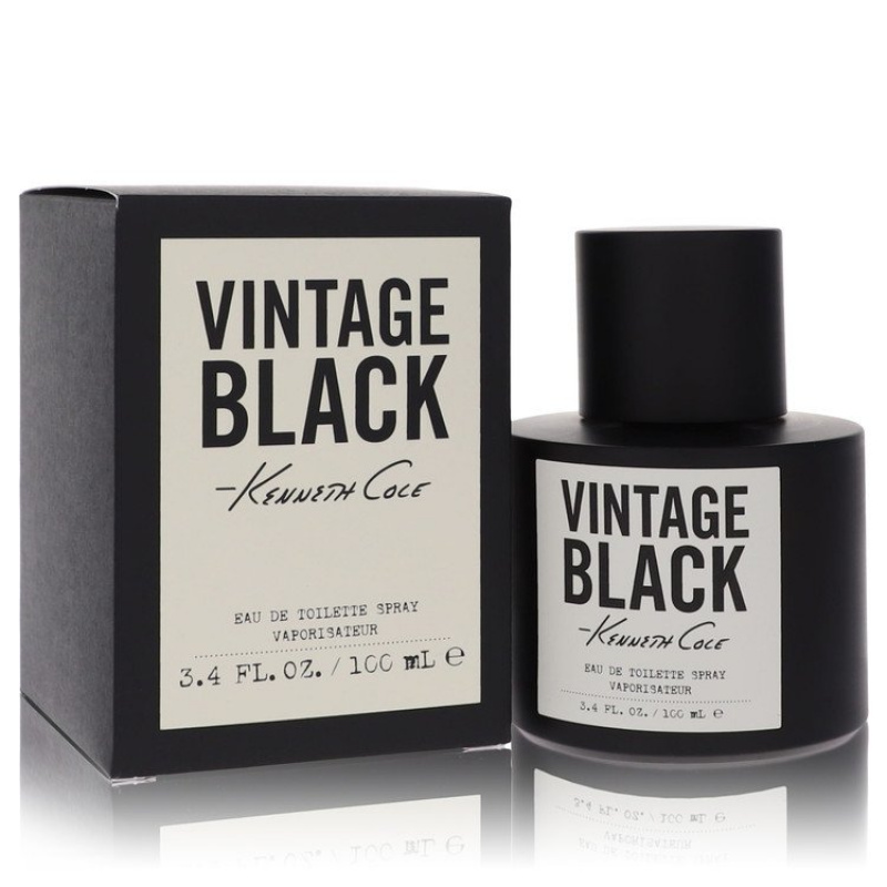 Kenneth Cole Vintage Black by Kenneth Cole Eau De Toilette Spray 3.4 oz