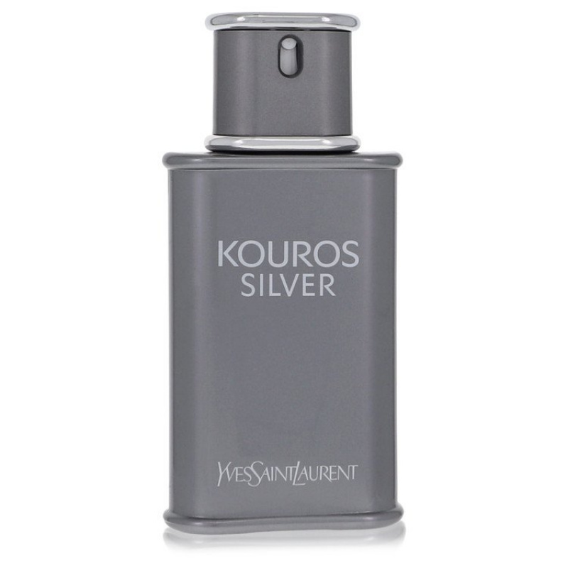 Kouros Silver by Yves Saint Laurent Eau De Toilette Spray (Tester) 3.4 oz