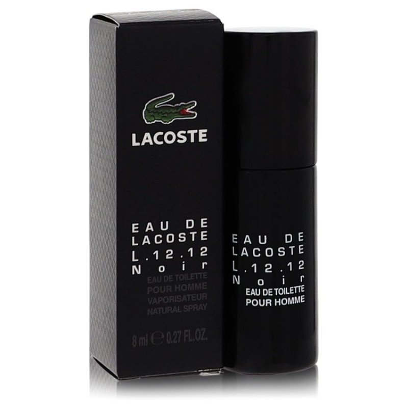 Lacoste Eau De Lacoste L.12.12 Noir by Lacoste Mini EDT Spray .27 oz