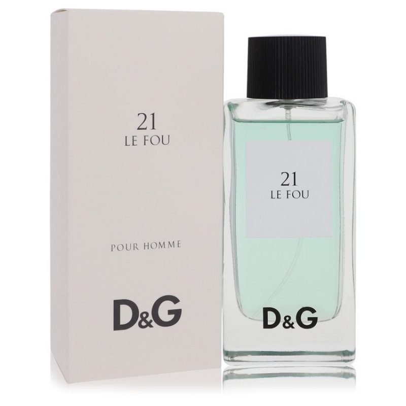 Le Fou 21 by Dolce & Gabbana Eau De Toilette Spray 3.3 oz