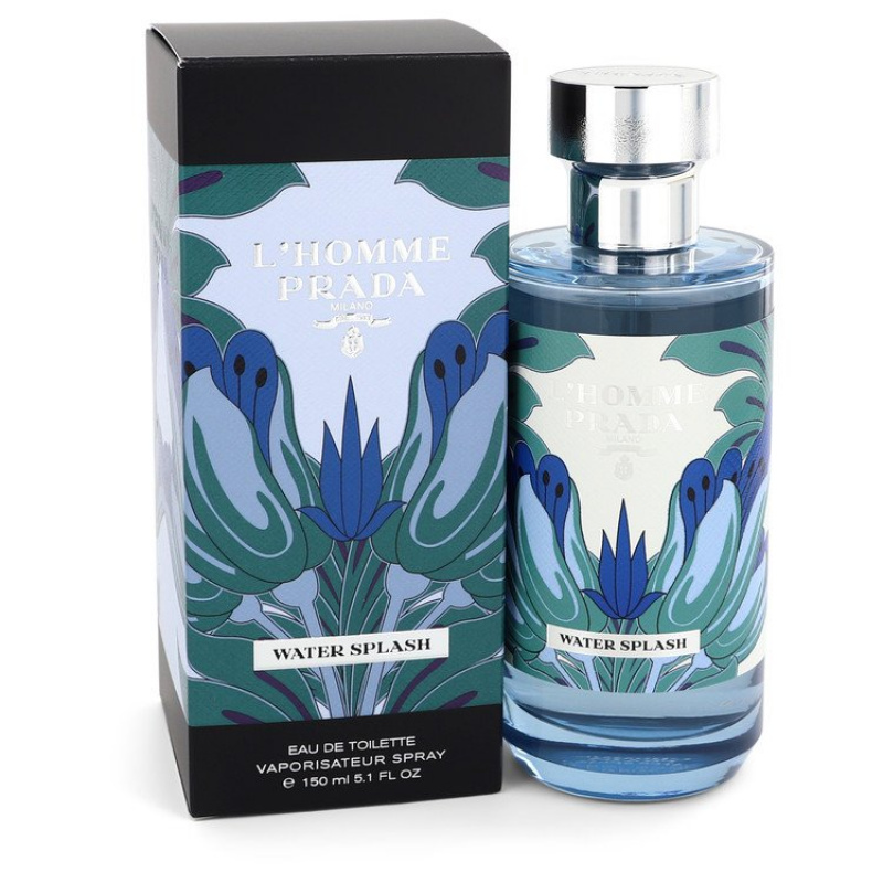 Prada L'homme Water Splash by Prada Eau De Toilette Spray 5.1 oz