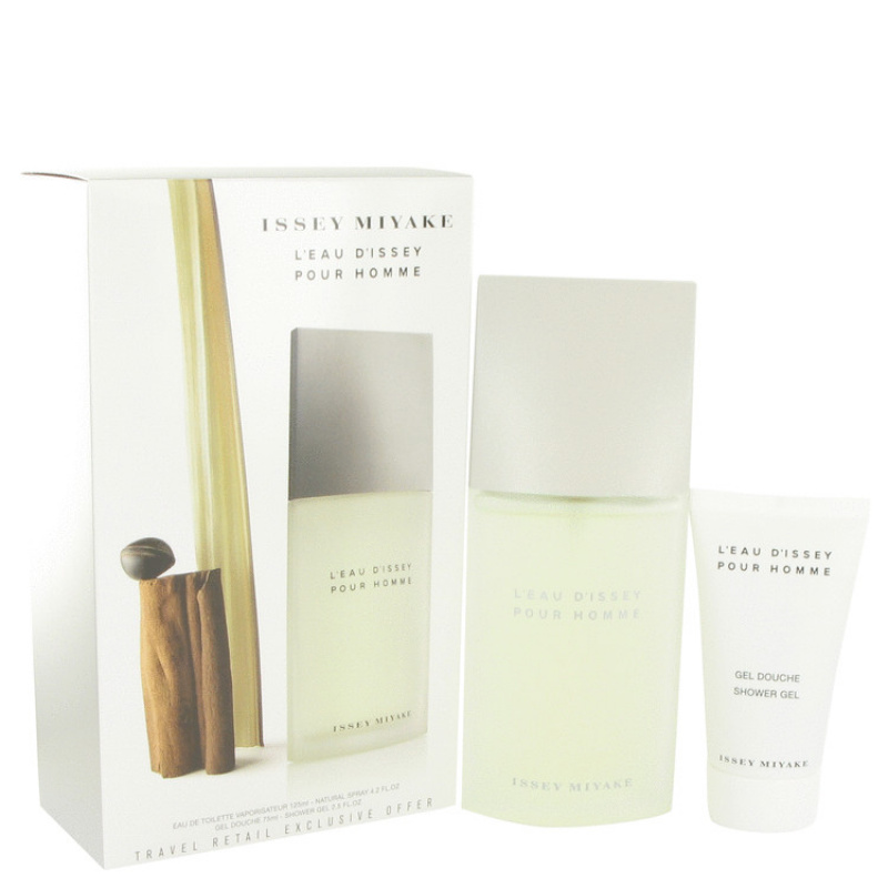 L'EAU D'ISSEY (issey Miyake) Gift Set -- 4.2 oz Eau De Toilette Spray + 2.5 oz Shower Gel