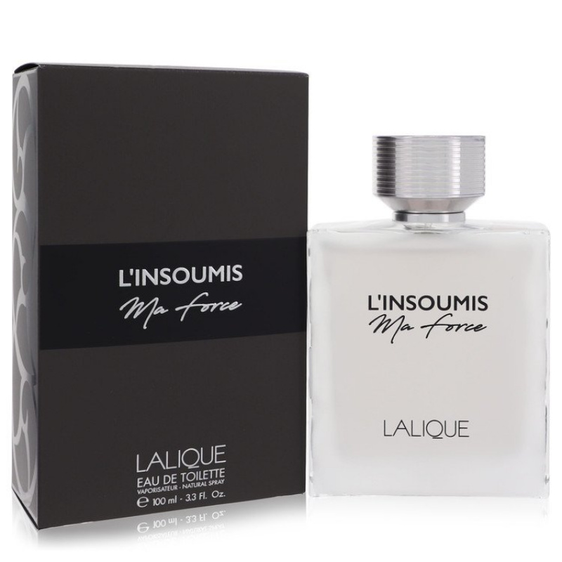 L'Insoumis Ma Force by Lalique Eau De Toilette Spray 3.3 oz