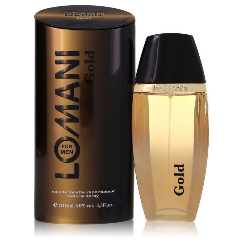 Lomani Gold by Lomani Eau De Toilette Spray 3.3 oz